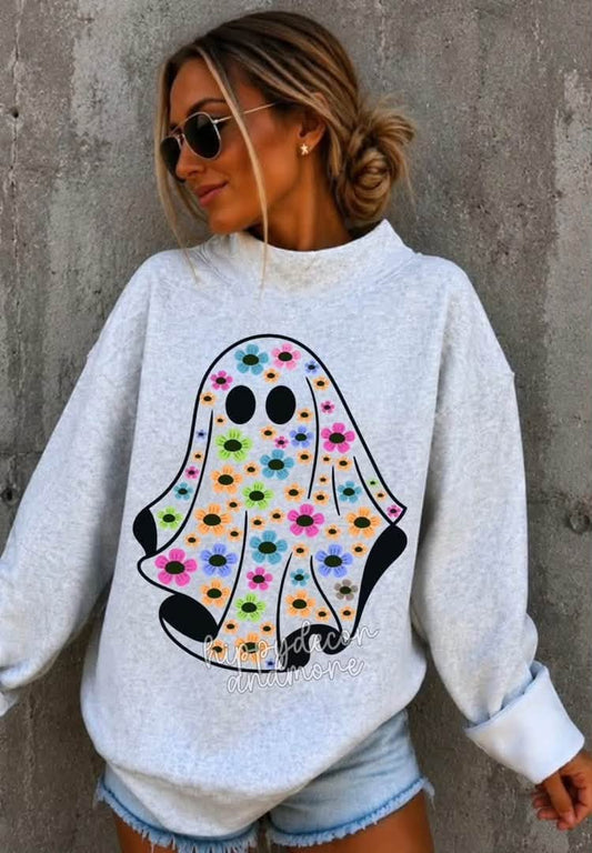 Retro Floral Ghost 08765
