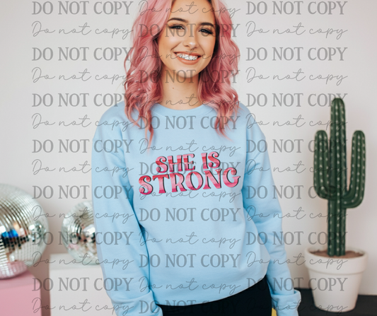 She Is Strong Pink 06961