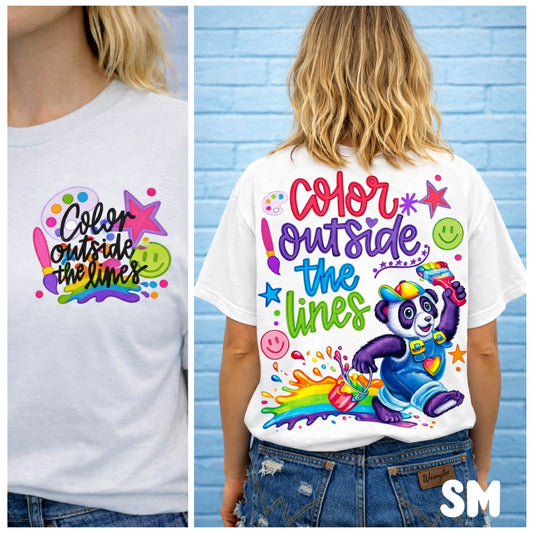 Color Outside the Lines (Pocket Included) 08859