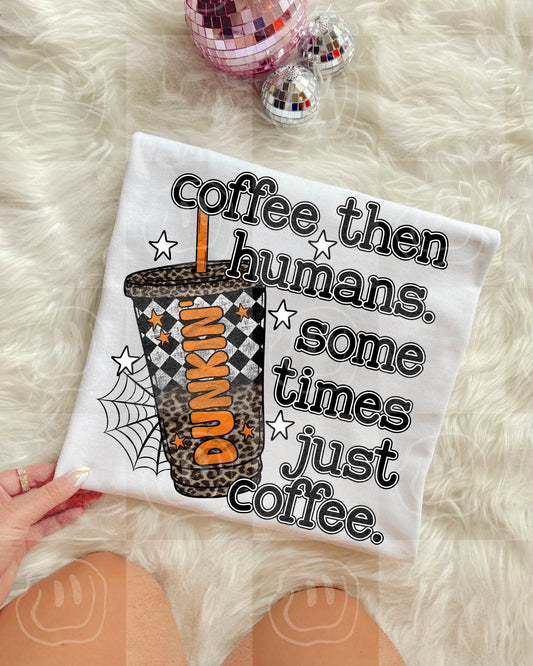 Dunkin Coffee Then Humans 08985