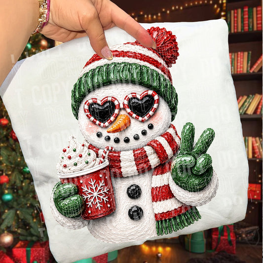 Snowman Peace 09437