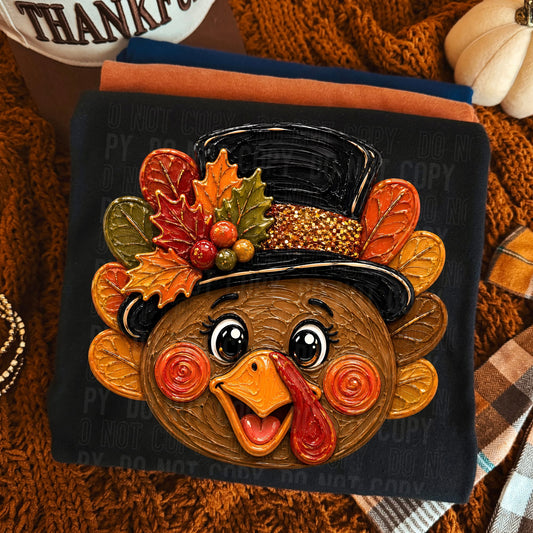 Faux Painted Turkey 09564