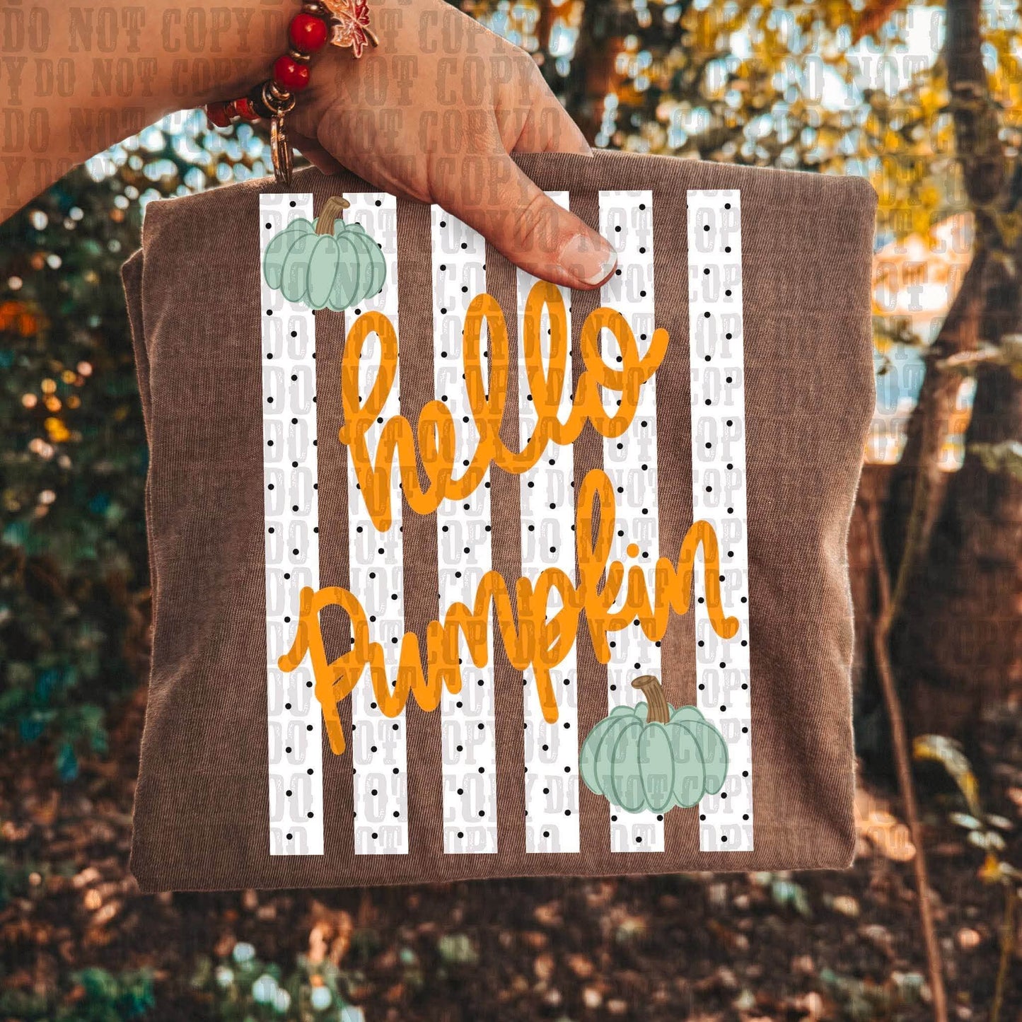 Hello Pumpkin Stripes 09167