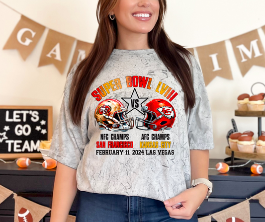 Superbowl LVIII Color DTF Transfer 05448