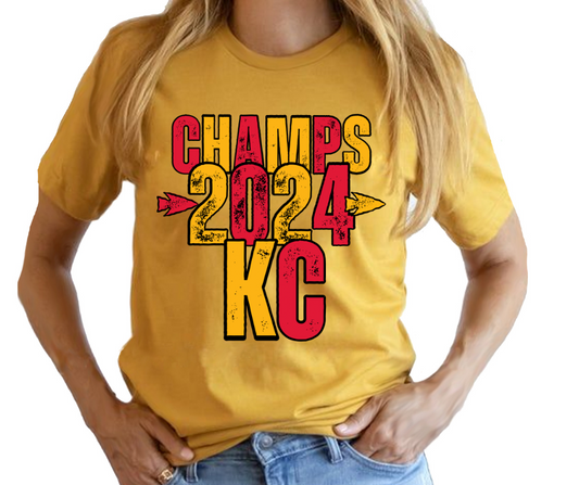 2024 KC Champs DTF Transfer 05423