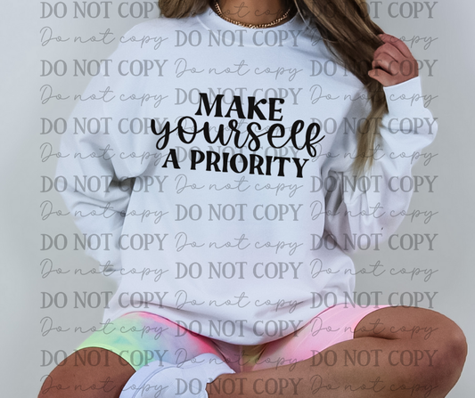 Make Yourself a Priority Black 06967