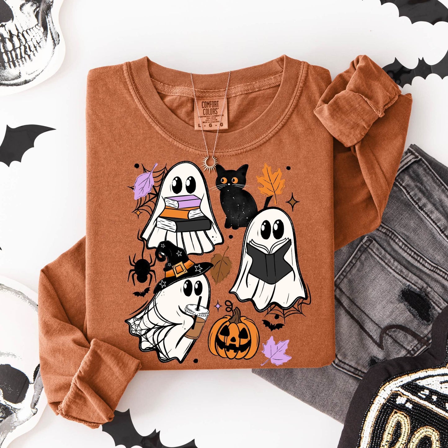 Halloween Bookish Ghosts 09234