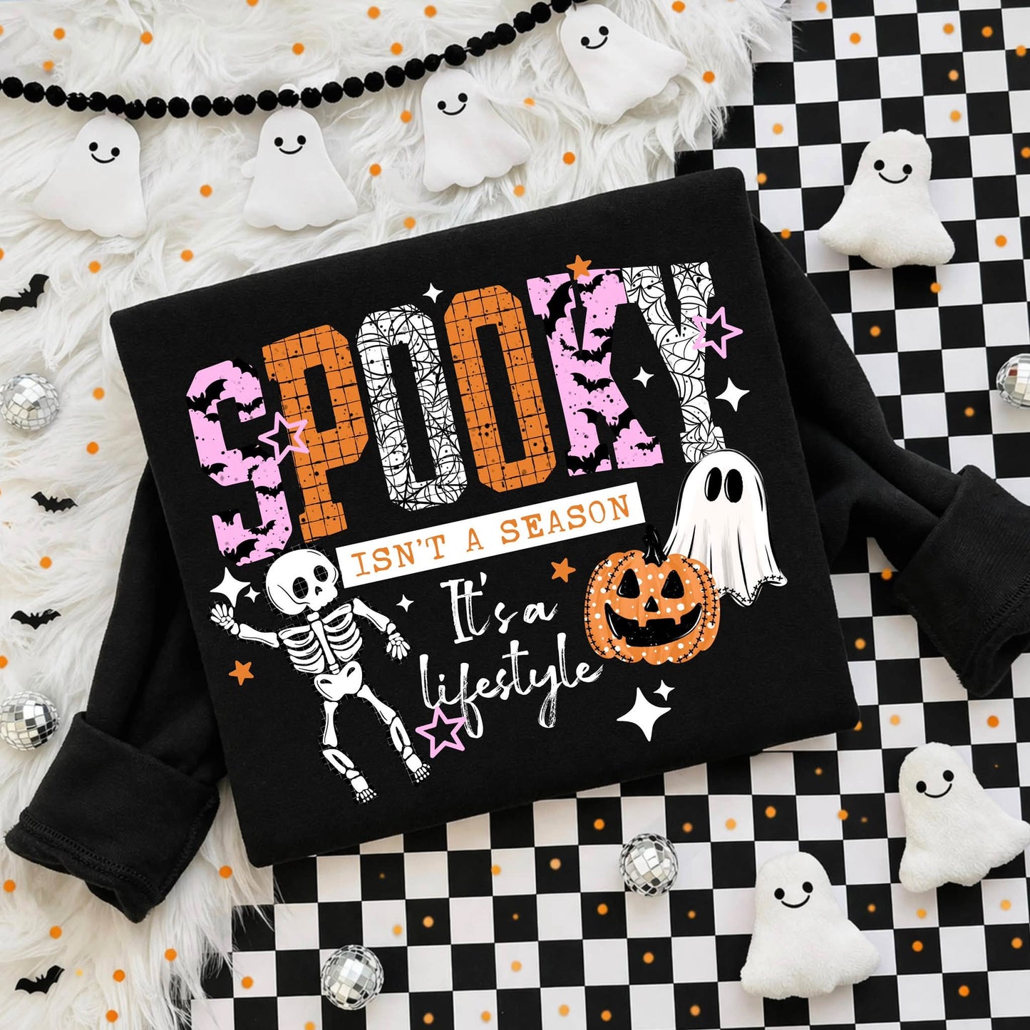 Spooky Isn't a Season It's a Lifestyle White 09233