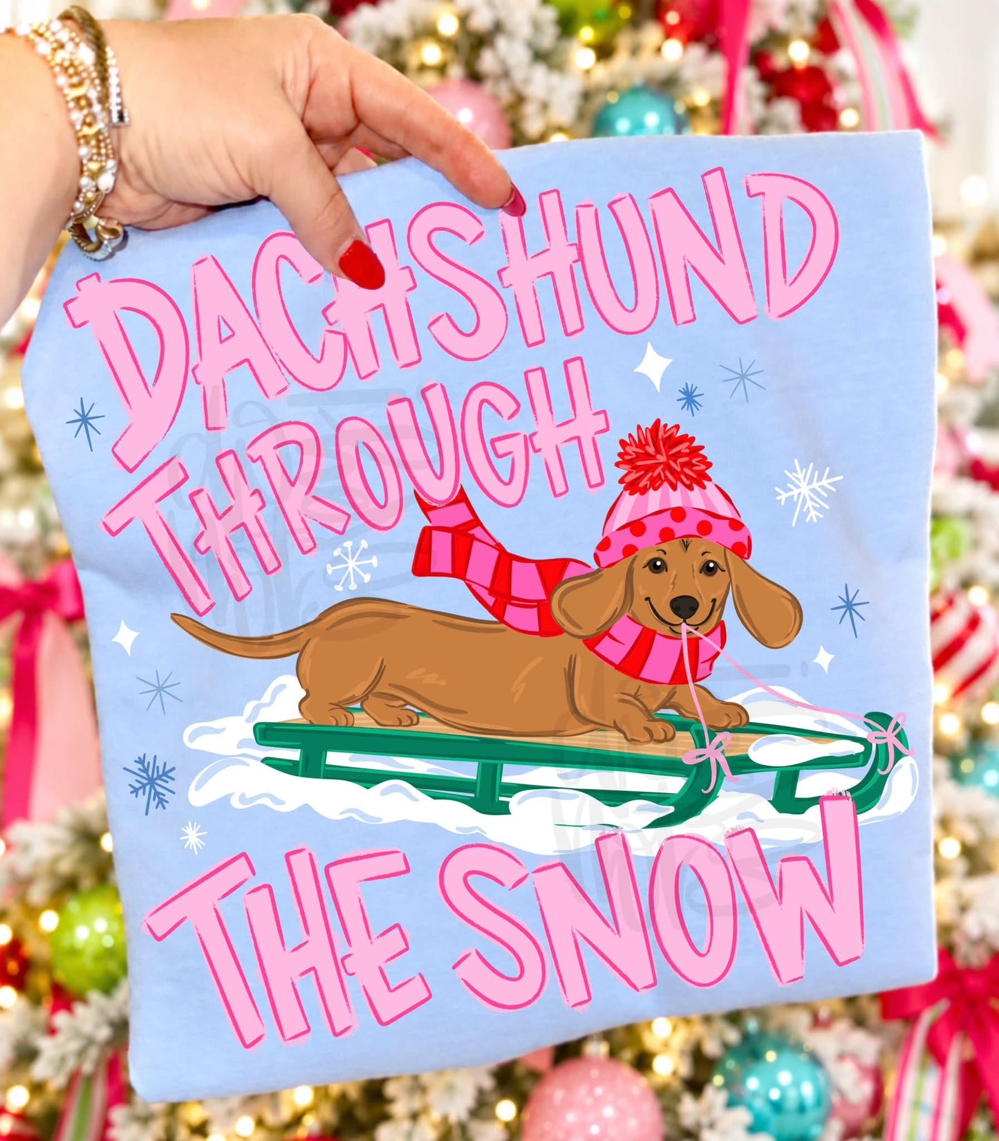 Dachshund Through the Snow 09455