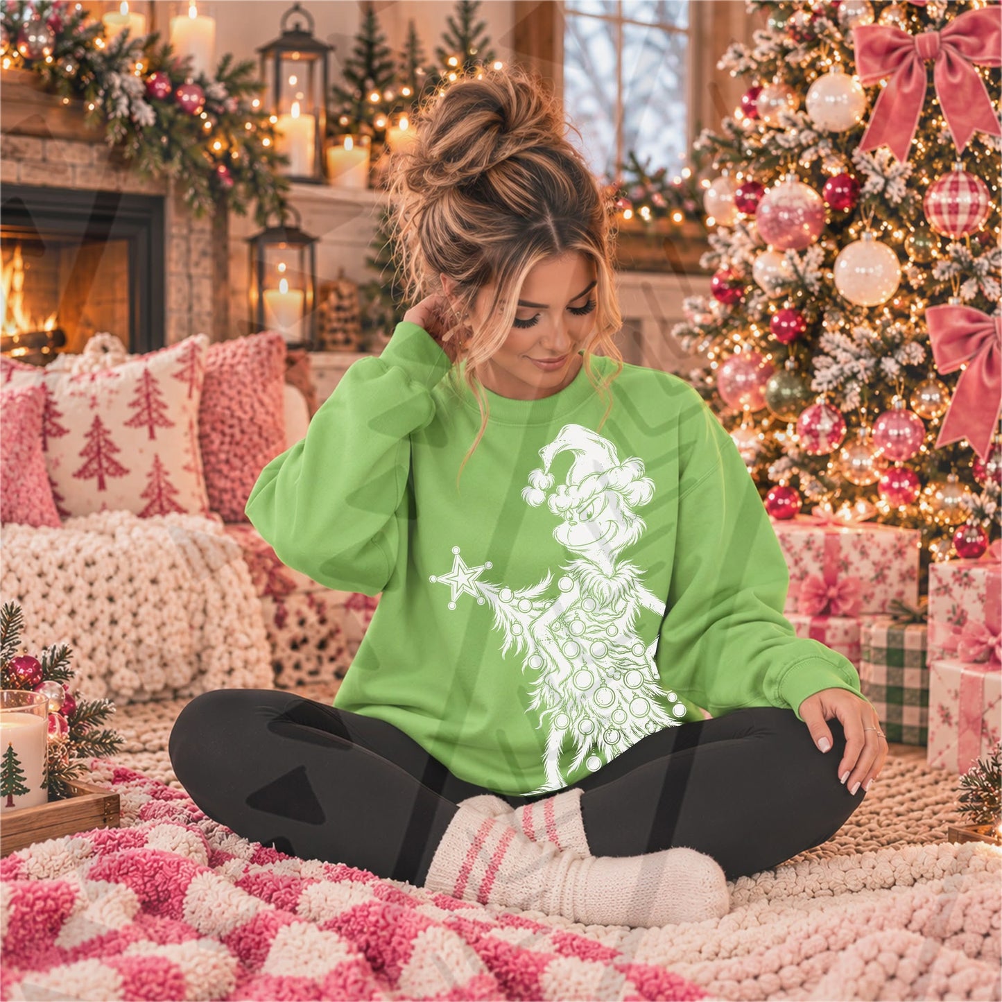 Merry Grinchmas Big Back + Front 09647