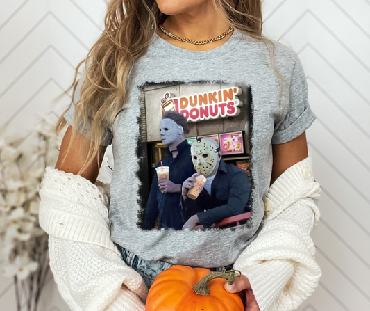 Dunkin Donuts Halloween DTF Transfer 06041