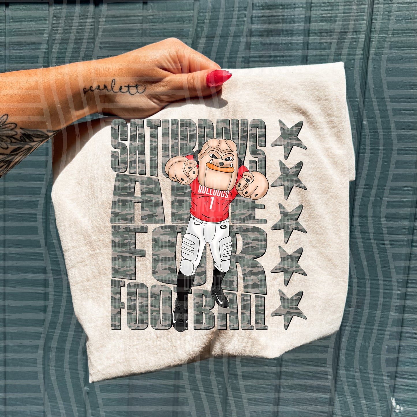 Camo Saturdays Are for College Football Teams (Choose Yours) 00611