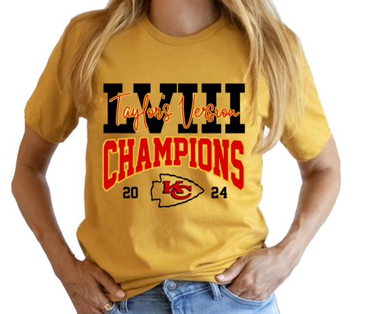 Taylor's Version KC SB Champs DTF Transfer 05422