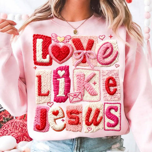 Faux Yarn Love Like Jesus 07555
