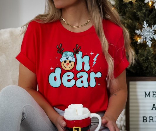 Oh Dear Blue DTF Transfer 05846