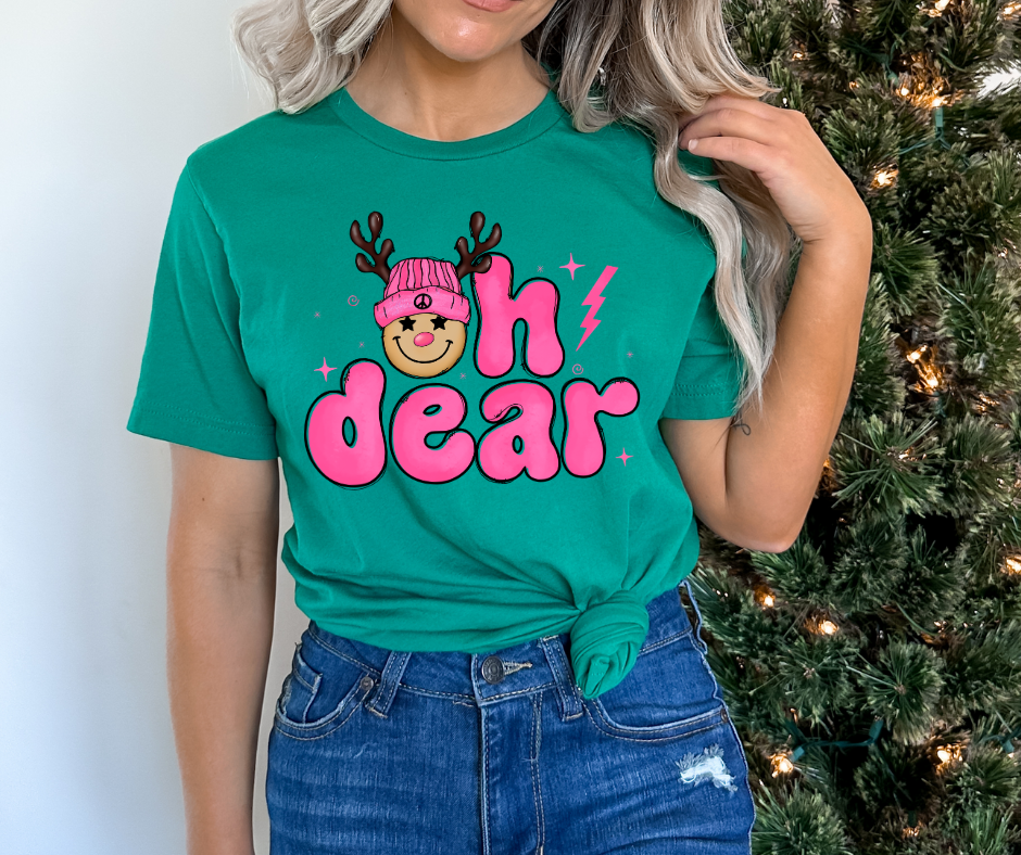 Oh Dear Pink DTF Transfer 05844