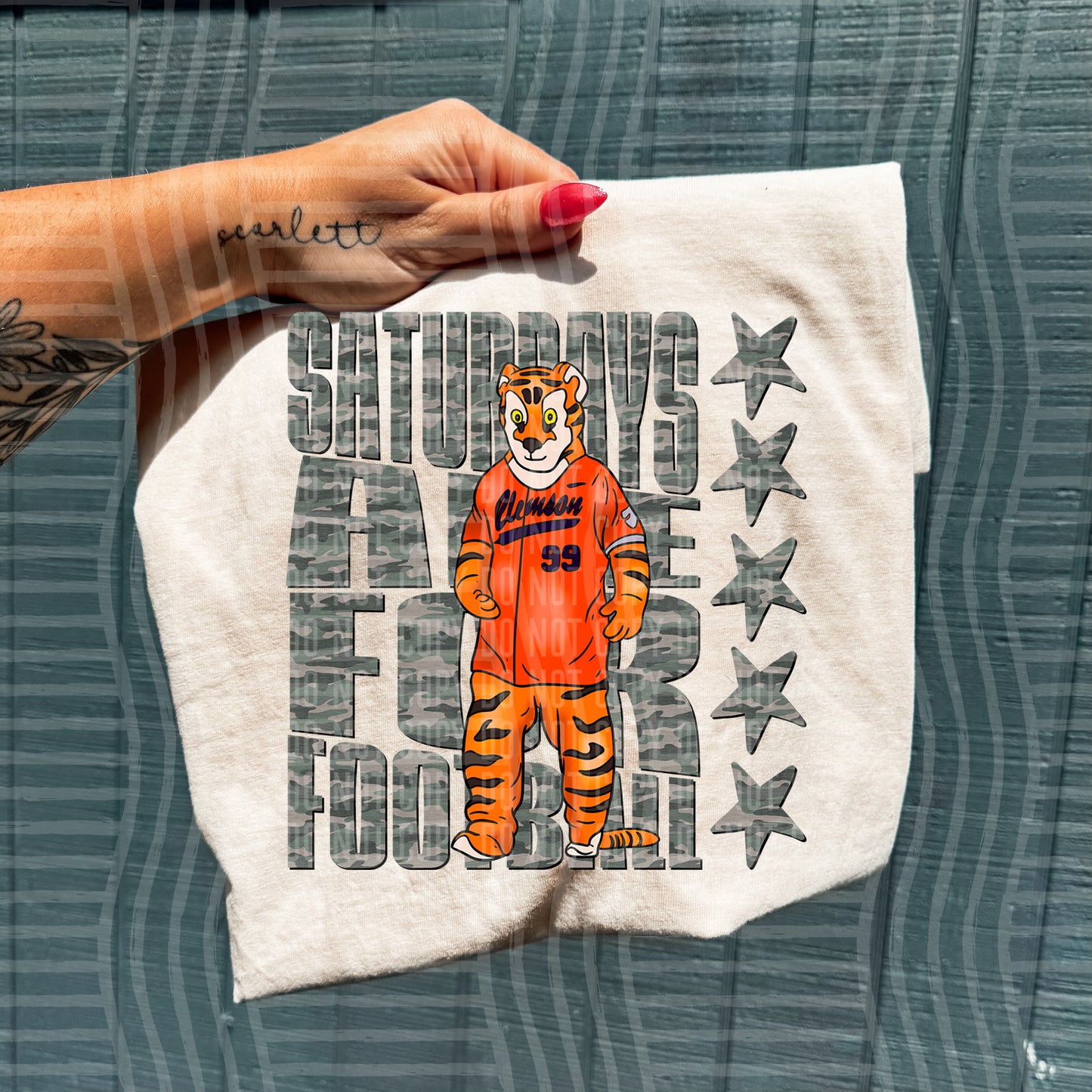 Camo Saturdays Are for College Football Teams (Choose Yours) 00611