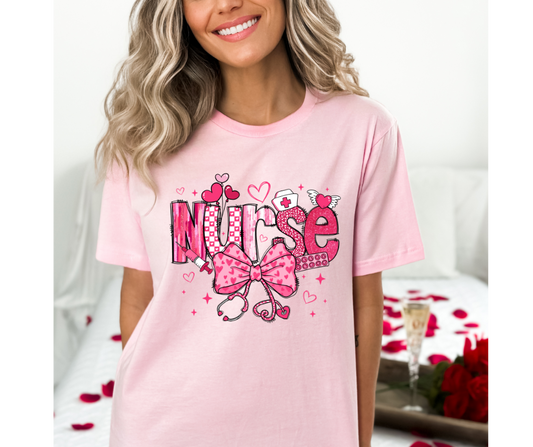 Pink Coquette Valentine Nurse 04092
