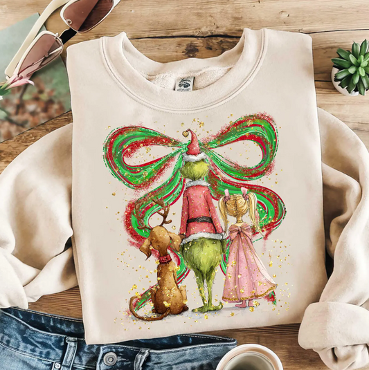 Green Guy Characters Coquette Christmas 00452