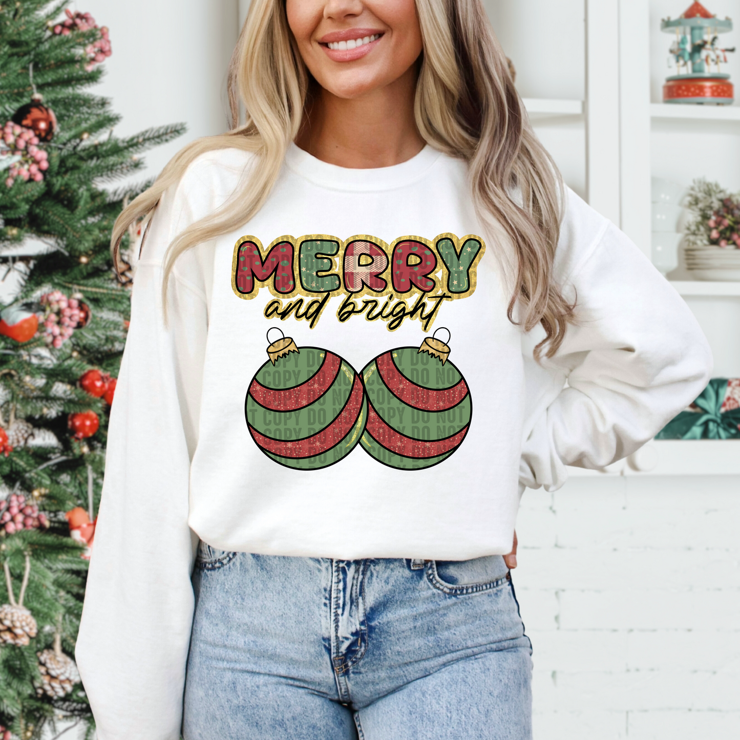 Merry & Bright Ornaments 06995