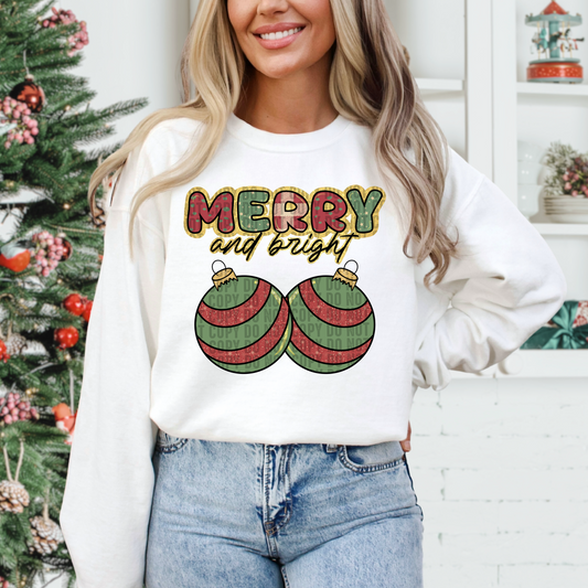 Merry & Bright Ornaments 06995