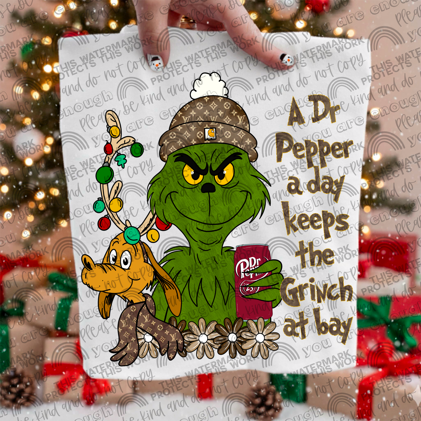 A 'Beverage' a Day Keeps the Green Guy at Bay (Choose Yours) 00292