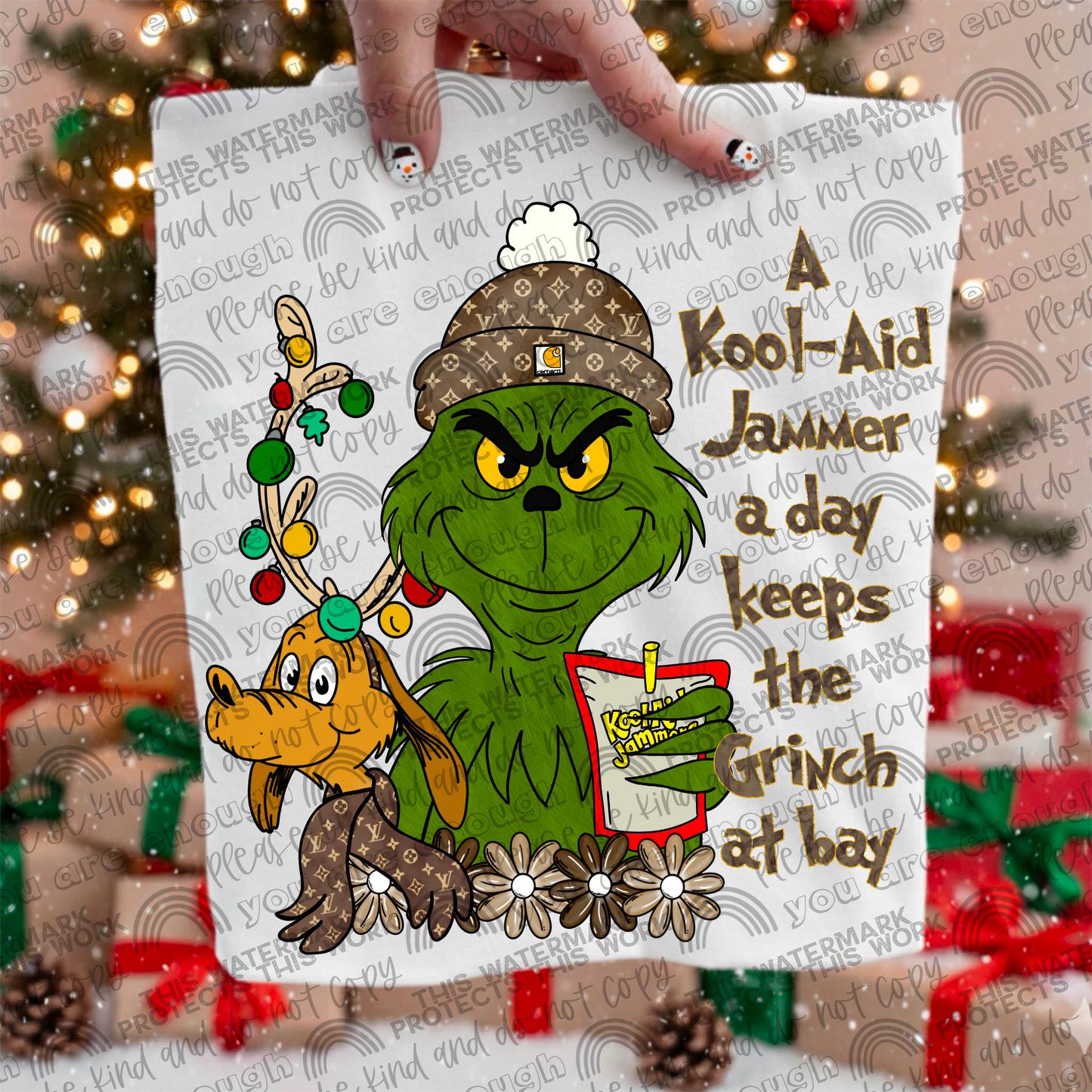 A 'Beverage' a Day Keeps the Green Guy at Bay (Choose Yours) 00292