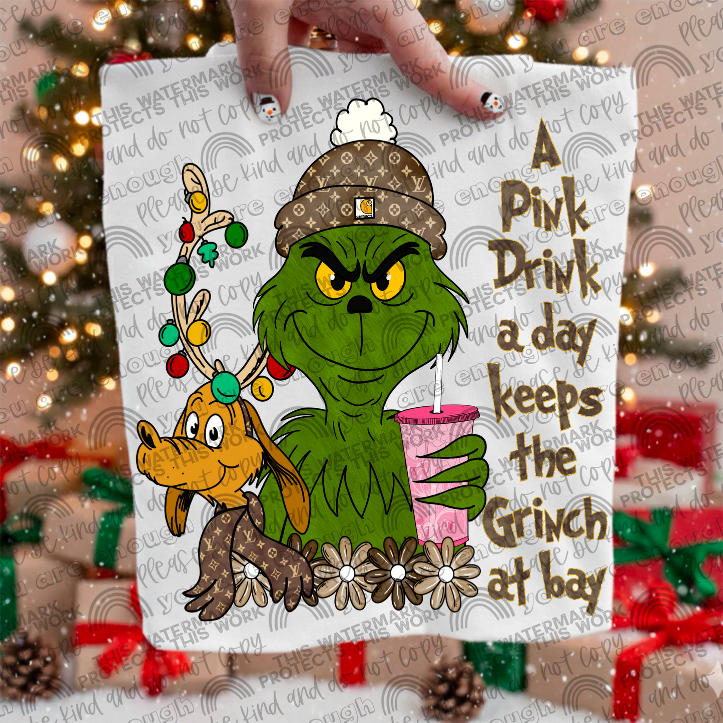 A 'Beverage' a Day Keeps the Green Guy at Bay (Choose Yours) 00292