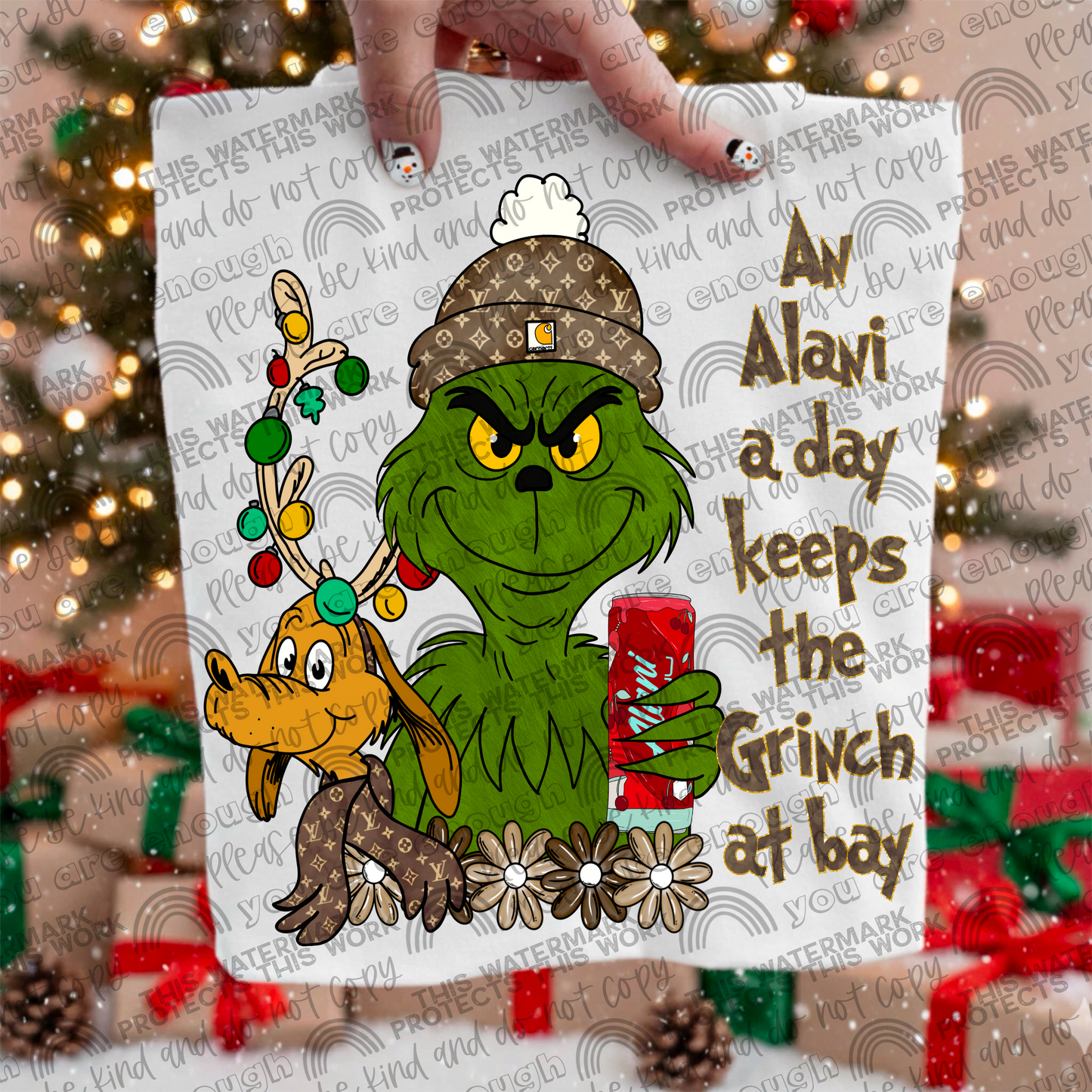 A 'Beverage' a Day Keeps the Green Guy at Bay (Choose Yours) 00292