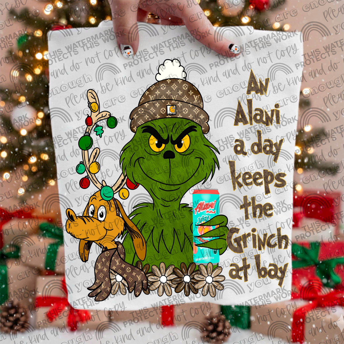 A 'Beverage' a Day Keeps the Green Guy at Bay (Choose Yours) 00292
