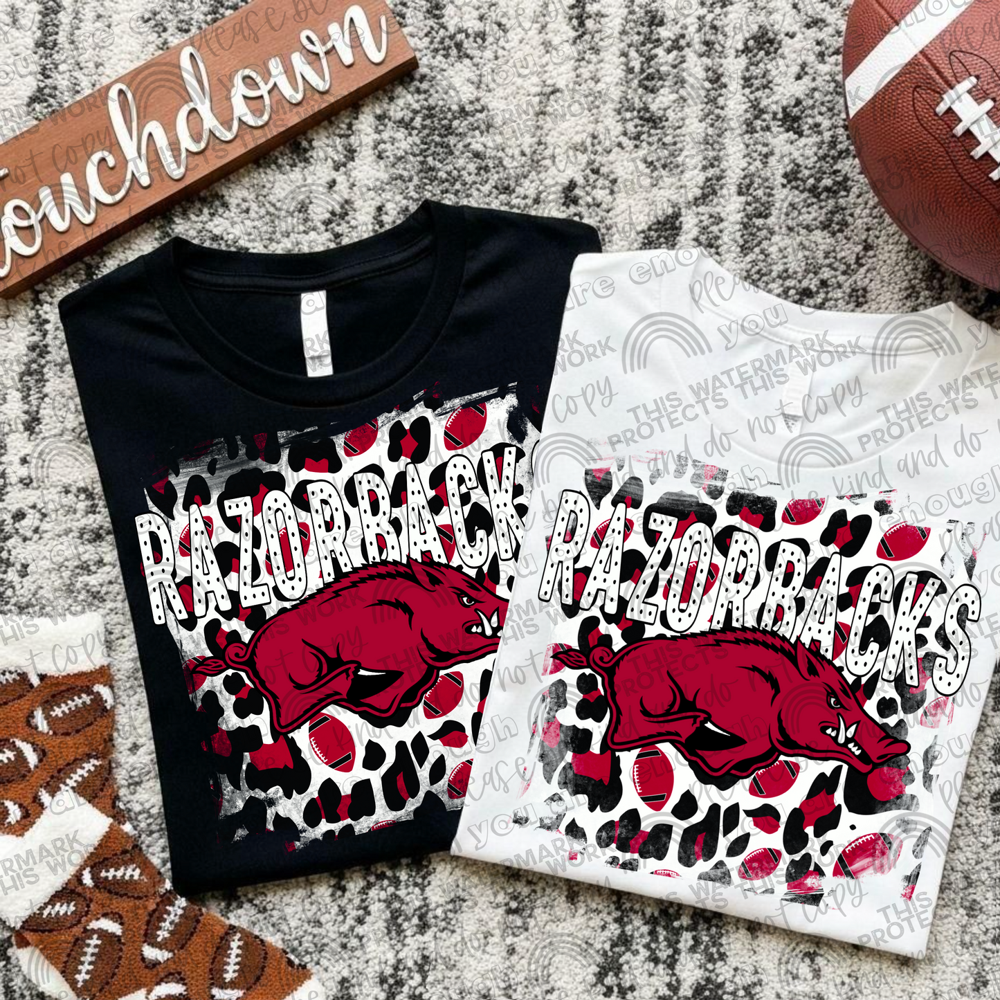 College Football Teams Leopard Splash (Choose Yours) 00289