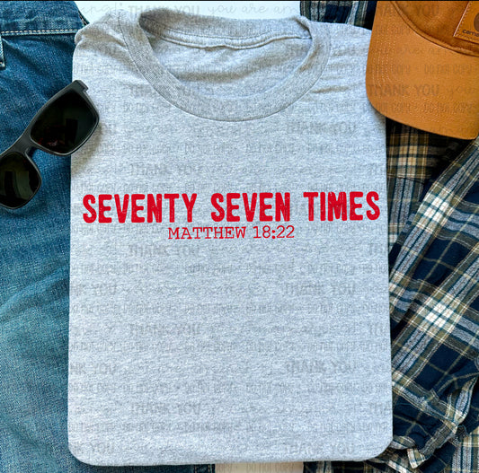 Seventy Seven Times Red 03273