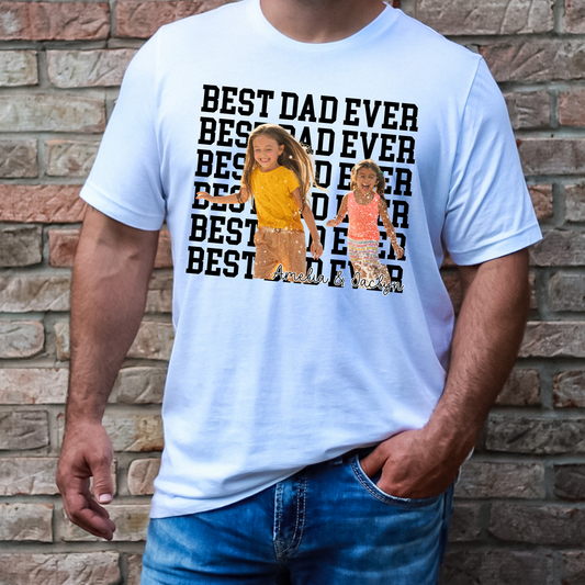Best Dad Ever Photo CUSTOM 08297