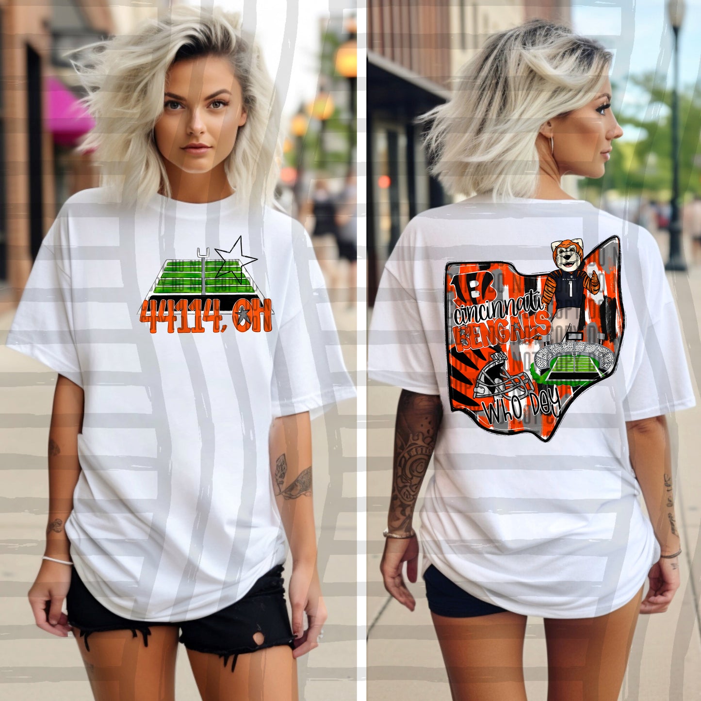 Pro Football Team Brushstroke States (BACK ONLY) (Choose Yours) 01154