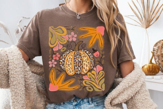 Boho Fall Pumpkin 01485