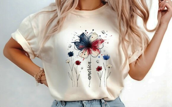 Boho Floral America 08391