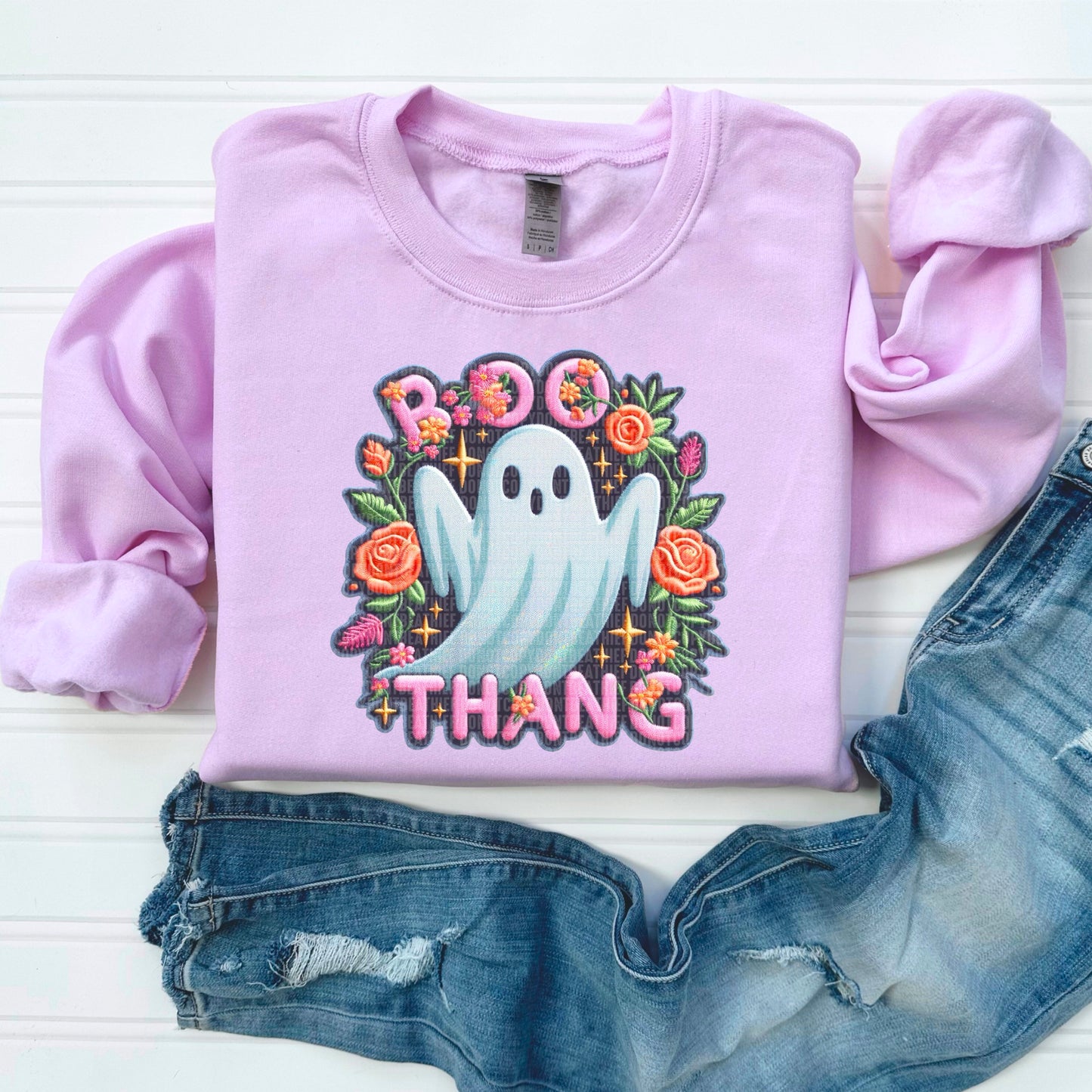 Boo Thang Faux Embroidery 04722