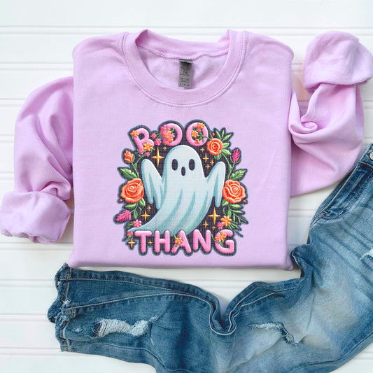 Boo Thang Faux Embroidery 04722