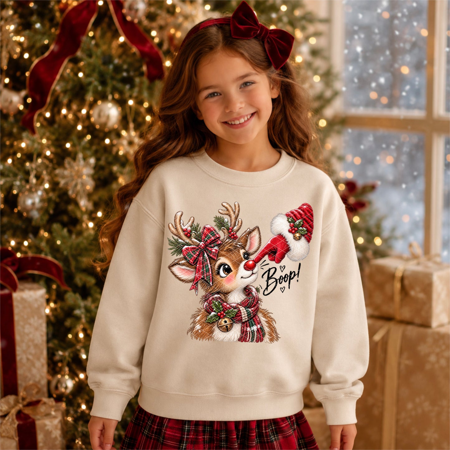 Boop Girl Reindeer Santa 09597