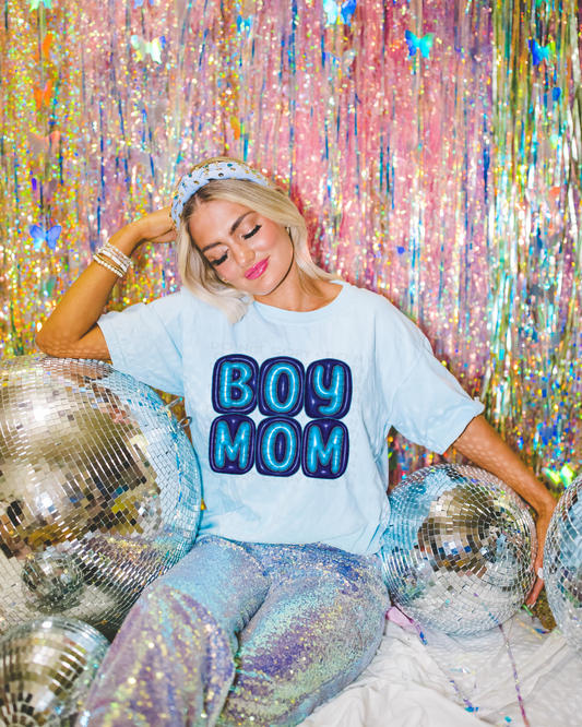 3D Boy Mom Blue 07394