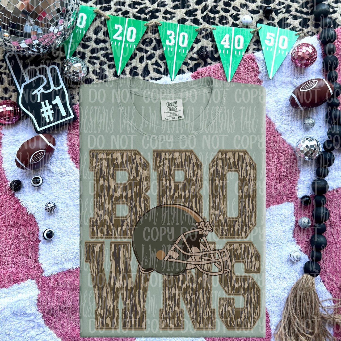Pro Football Team Vintage Camo (Choose Yours) 00306