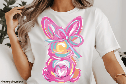 Brushstroke Bunny 03314
