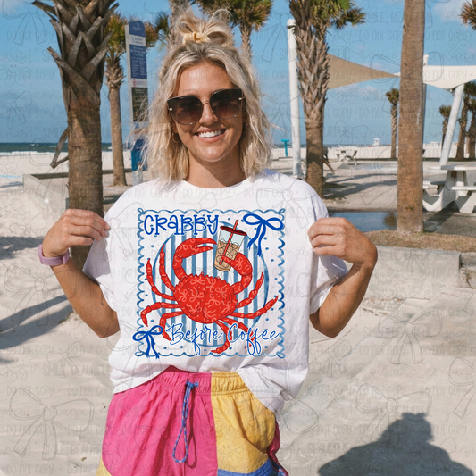 Crabby Before Coffee Frame 08623