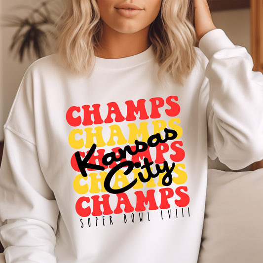 Kansas City SB Champions Stacked DTF Transfer 05429