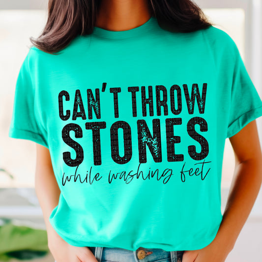 Can’t Throw Stones While Washing Feet 04916