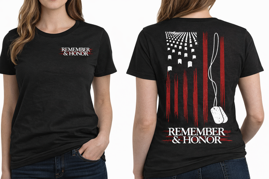 Remember & Honor Flag (Pocket Included) 07908