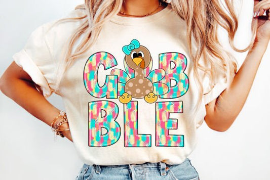 Colorful Gobble Turkey 04522