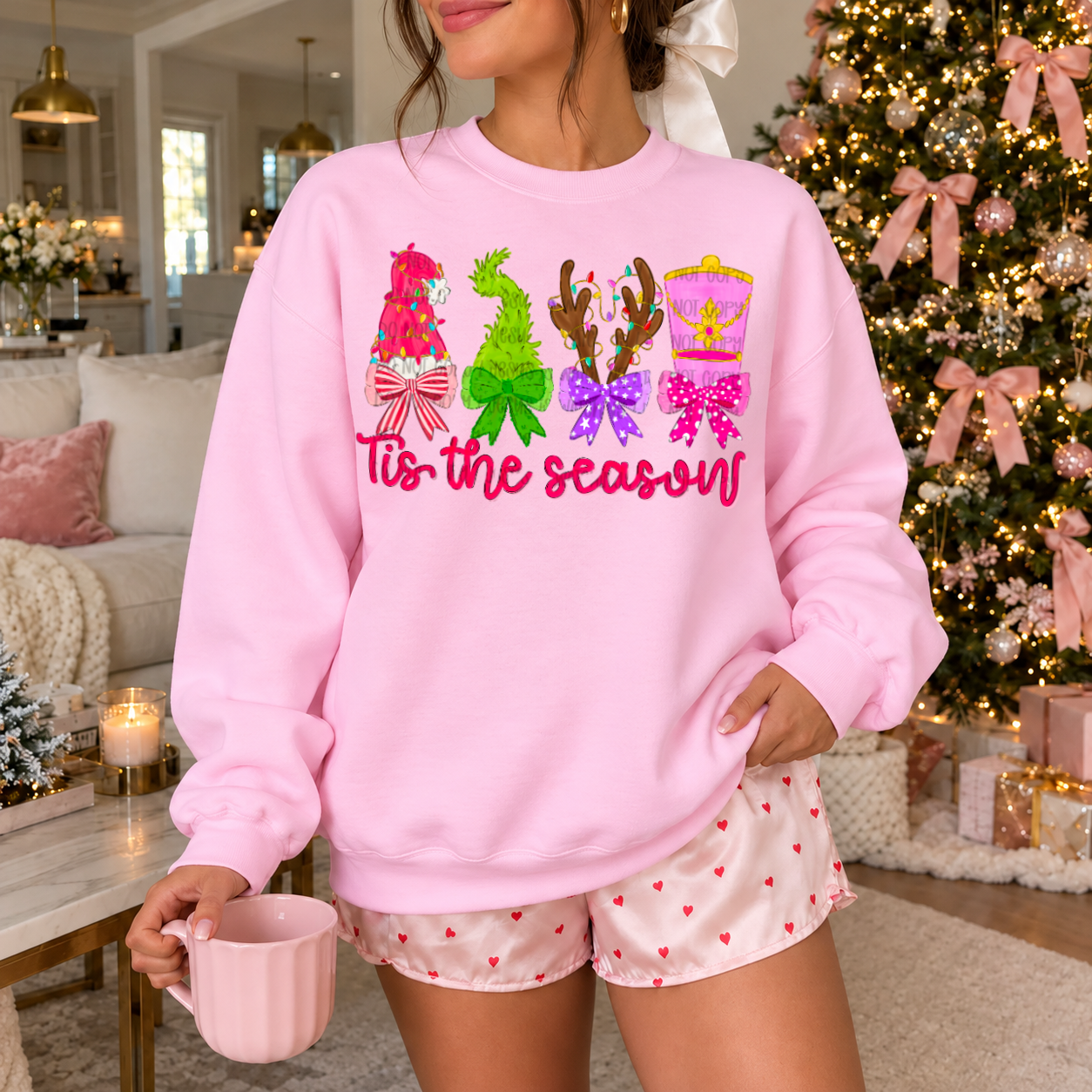 Tis the Season Pink 09544