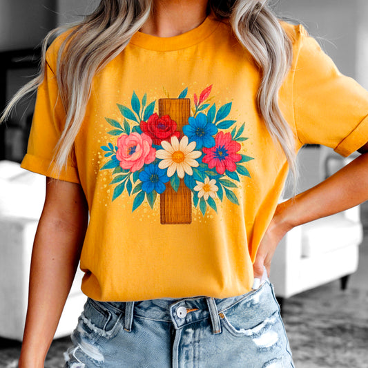 Cross Florals 01949