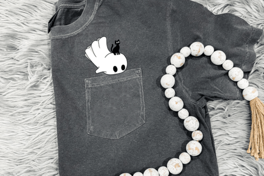 Cute Ghost and Cat 01120